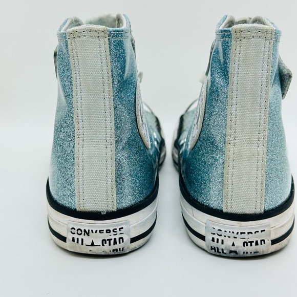 Converse All Star Glitter High Top Girls’ Shoes “Winter Slay” Size 1Y - Picture 5 of 11